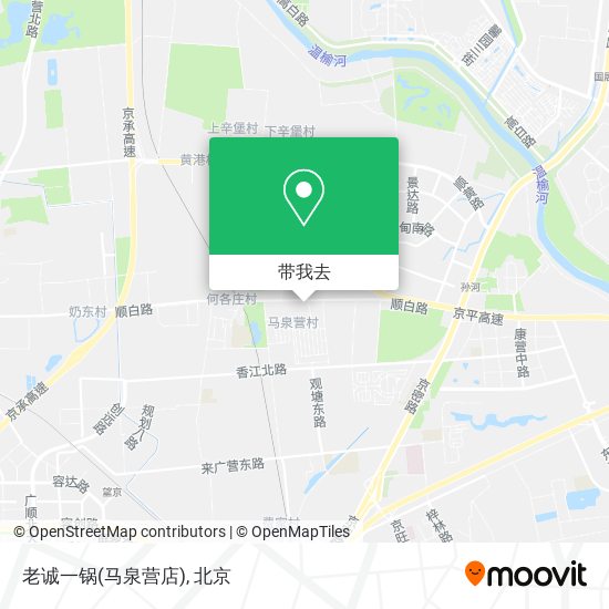 老诚一锅(马泉营店)地图
