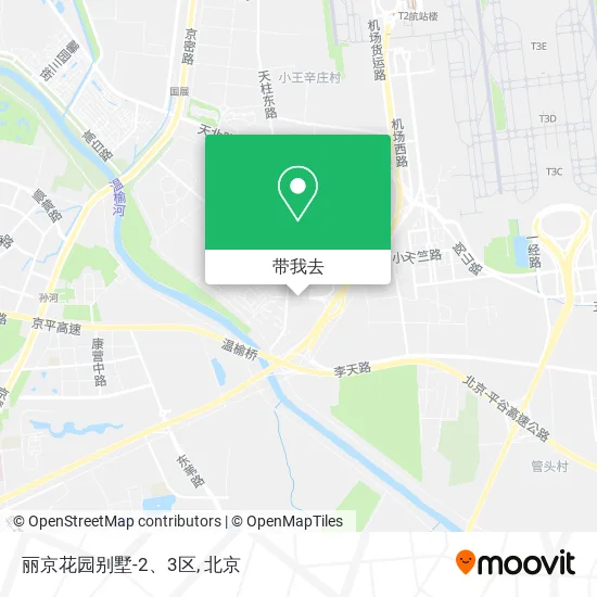 丽京花园别墅-2、3区地图