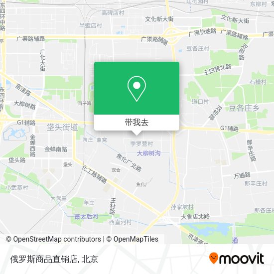俄罗斯商品直销店地图