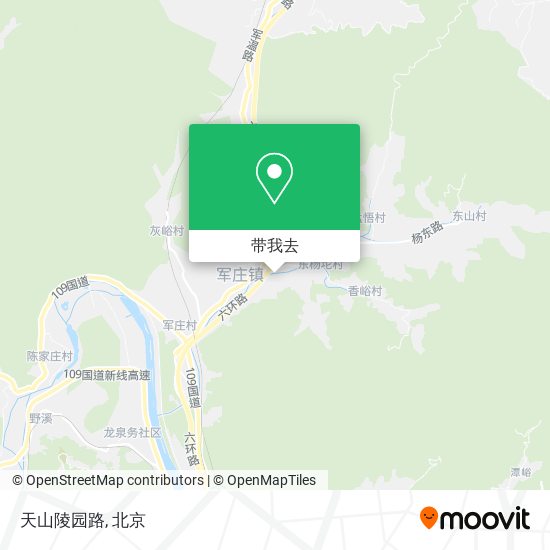 天山陵园路地图