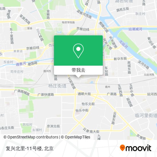复兴北里-11号楼地图