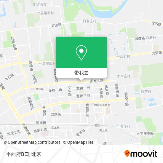 平西府B口地图