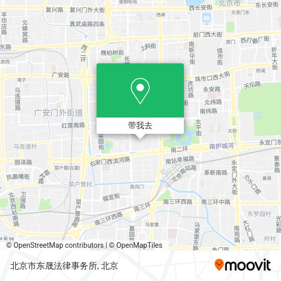 北京市东晟法律事务所地图