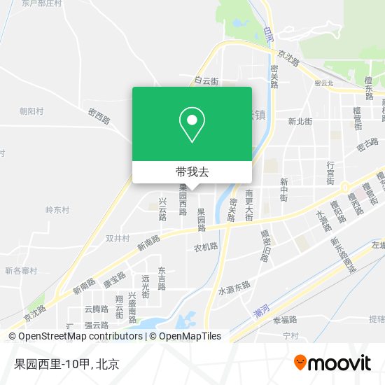 果园西里-10甲地图