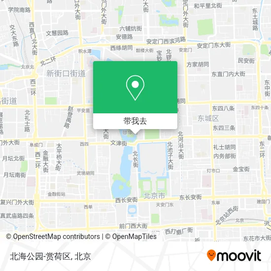 北海公园-赏荷区地图