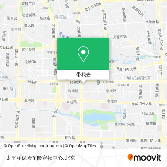太平洋保险车险定损中心地图
