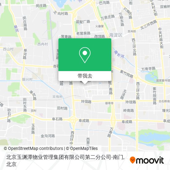 北京玉渊潭物业管理集团有限公司第二分公司-南门地图