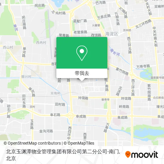 北京玉渊潭物业管理集团有限公司第二分公司-南门地图