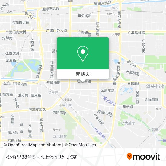 松榆里38号院-地上停车场地图