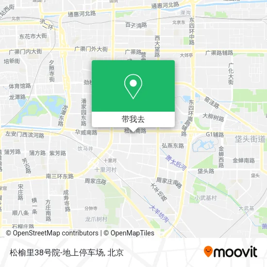 松榆里38号院-地上停车场地图