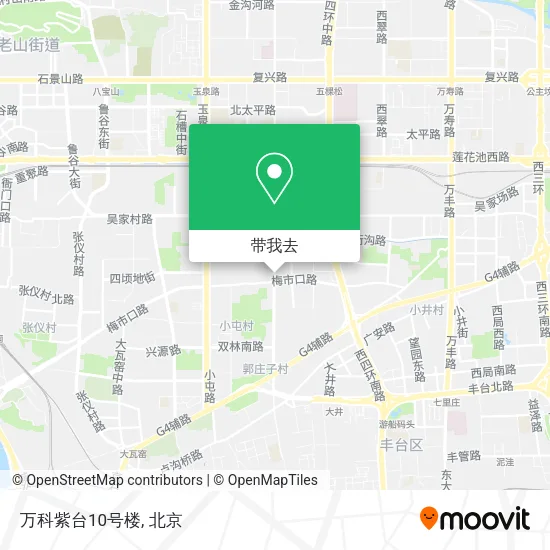 万科紫台10号楼地图