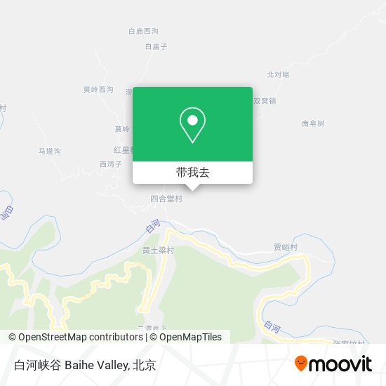 白河峡谷 Baihe Valley地图
