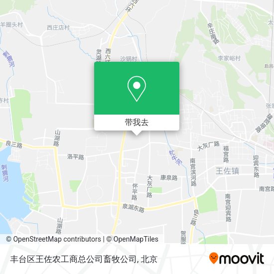 丰台区王佐农工商总公司畜牧公司地图