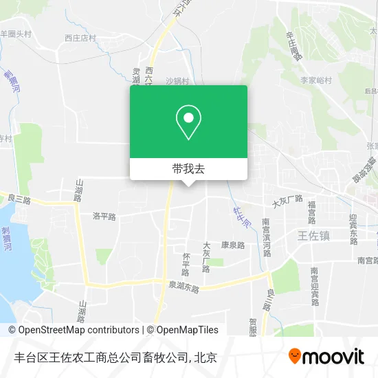 丰台区王佐农工商总公司畜牧公司地图