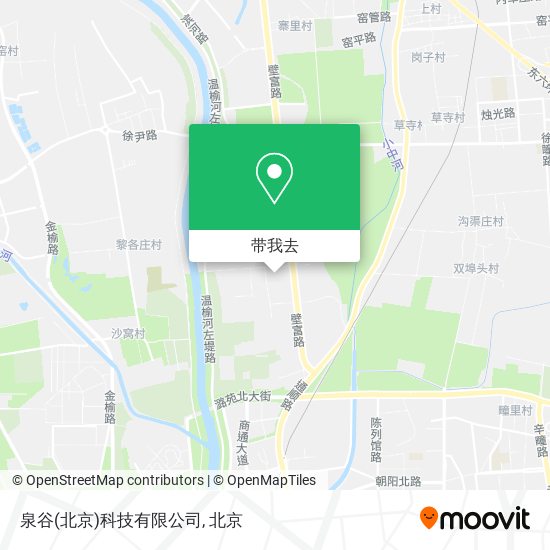 泉谷(北京)科技有限公司地图