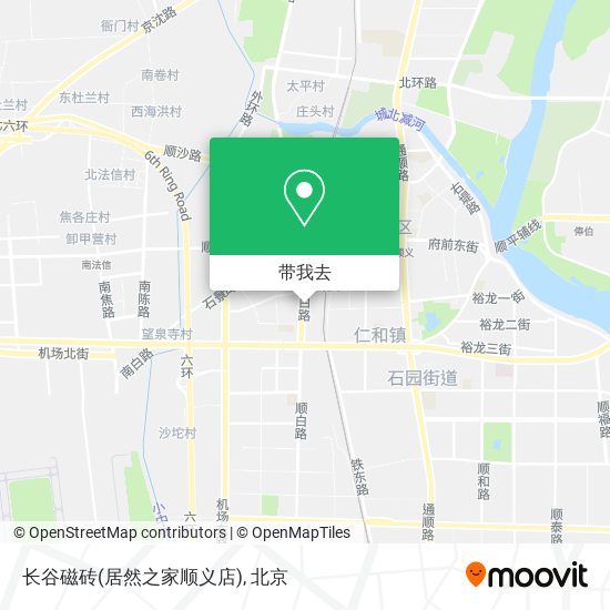 长谷磁砖(居然之家顺义店)地图
