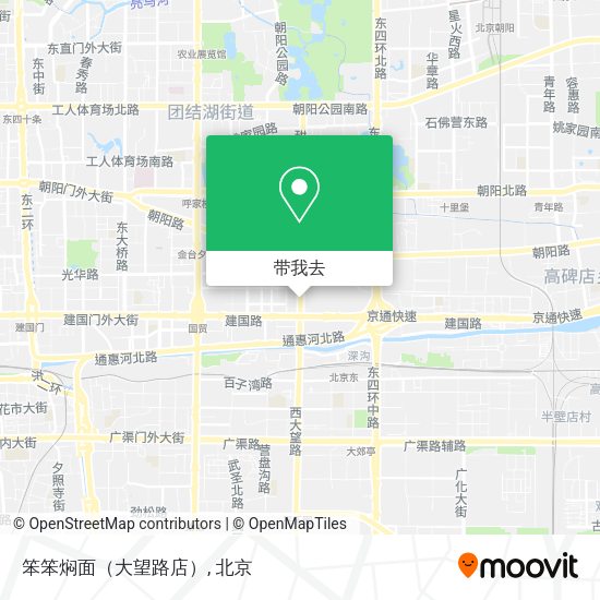 笨笨焖面（大望路店）地图