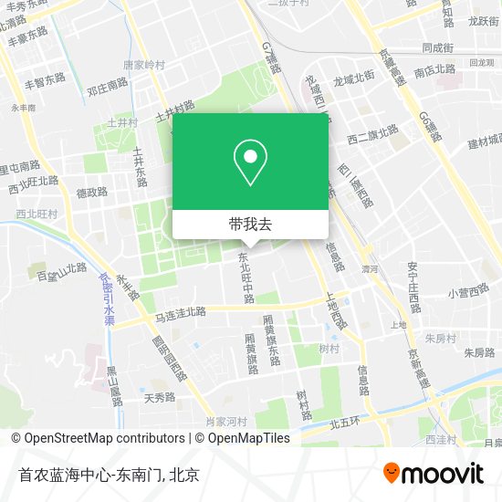 首农蓝海中心-东南门地图