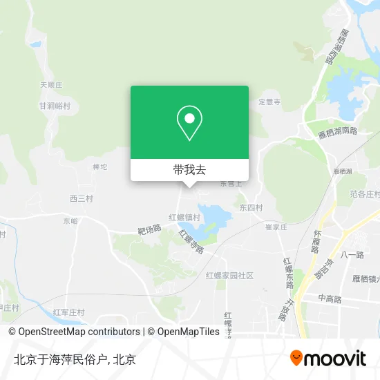 北京于海萍民俗户地图