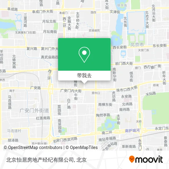 北京怡居房地产经纪有限公司地图