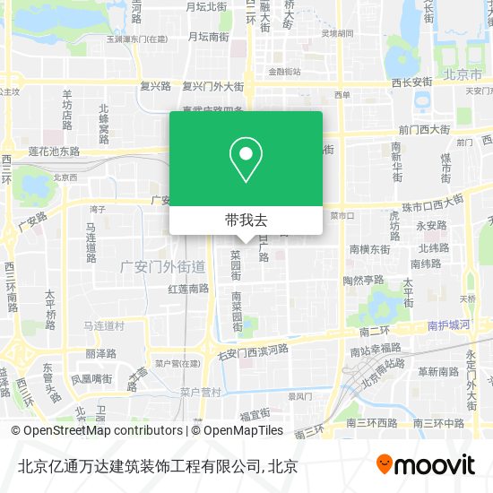 北京亿通万达建筑装饰工程有限公司地图