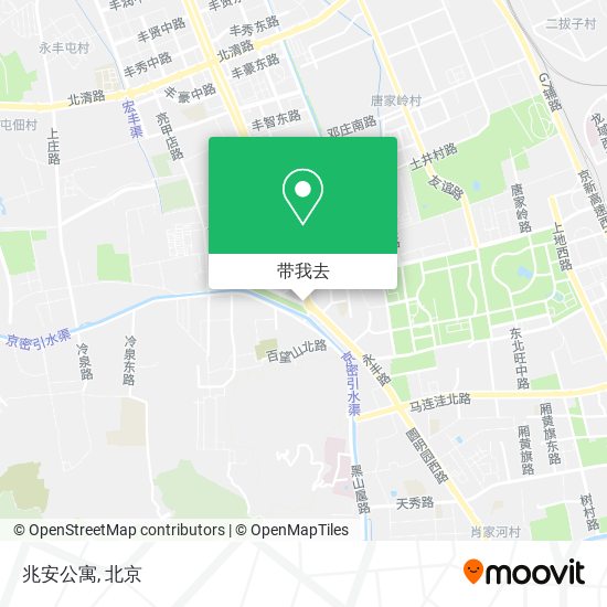 兆安公寓地图