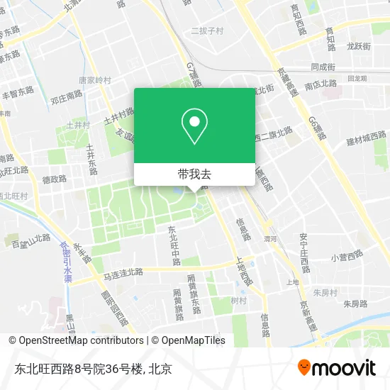 东北旺西路8号院36号楼地图