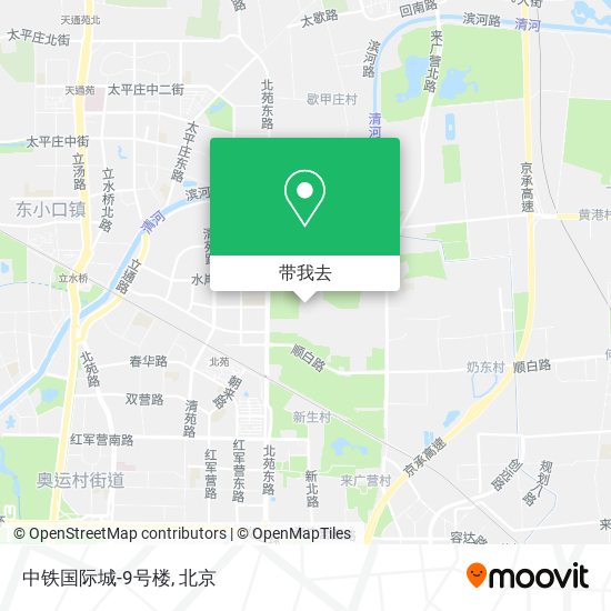 中铁国际城-9号楼地图