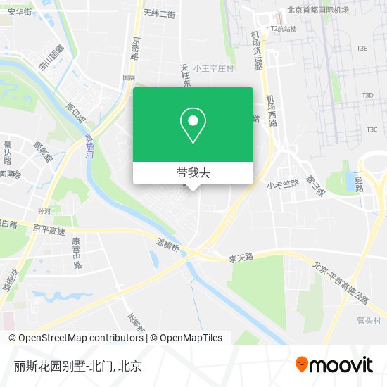 丽斯花园别墅-北门地图