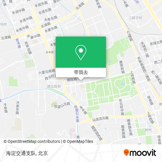 海淀交通支队地图