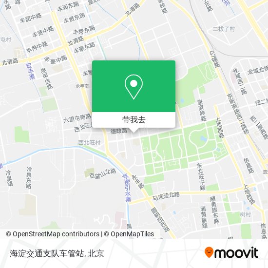 海淀交通支队车管站地图