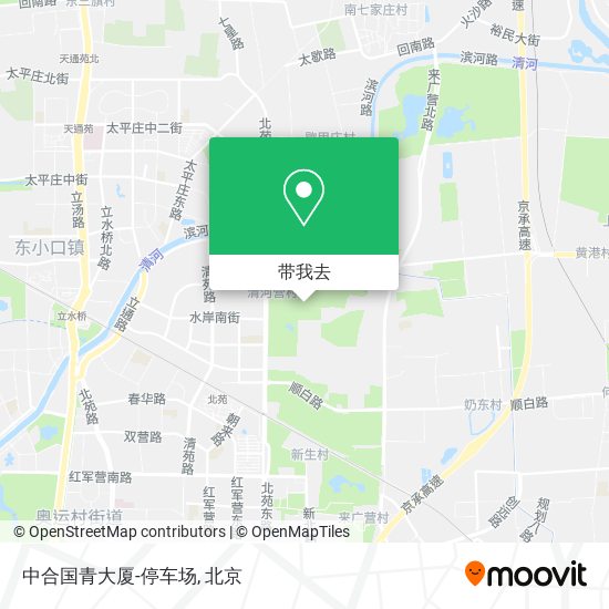 中合国青大厦-停车场地图
