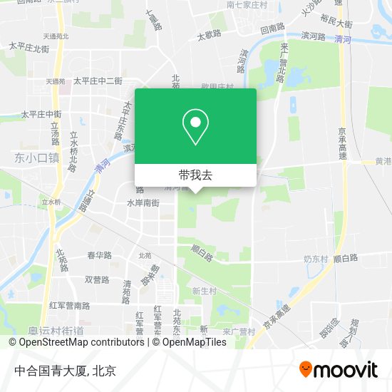 中合国青大厦地图