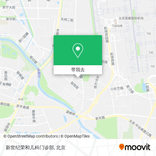 新世纪荣和儿科门诊部地图