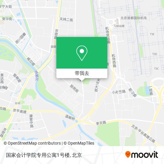 国家会计学院专用公寓1号楼地图