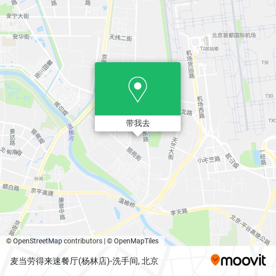 麦当劳得来速餐厅(杨林店)-洗手间地图