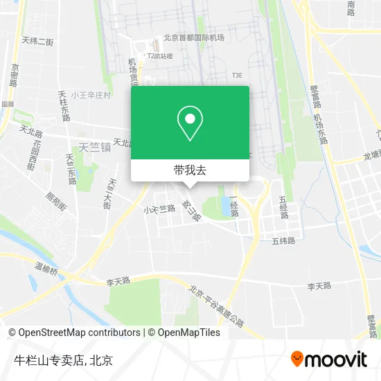牛栏山专卖店地图
