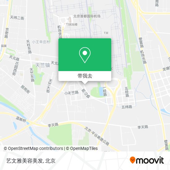 艺文雅美容美发地图
