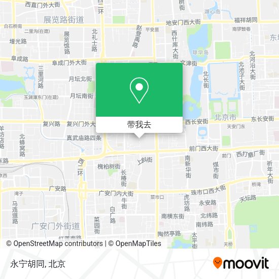 永宁胡同地图