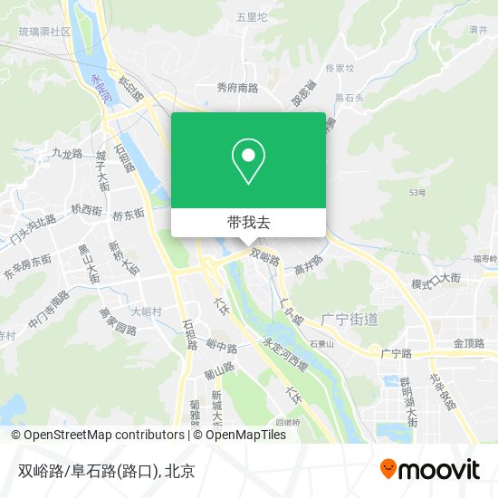 双峪路/阜石路(路口)地图