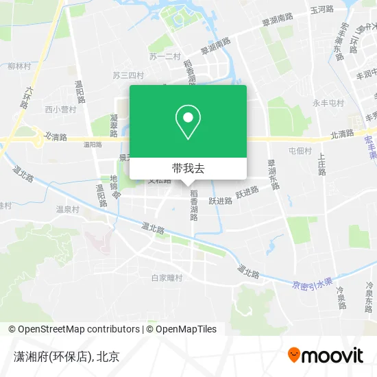 潇湘府(环保店)地图