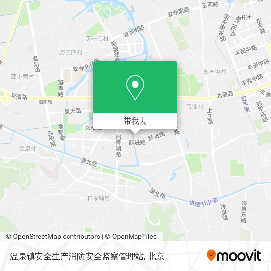温泉镇安全生产消防安全监察管理站地图