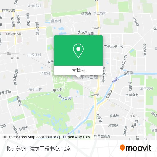 北京东小口建筑工程中心地图