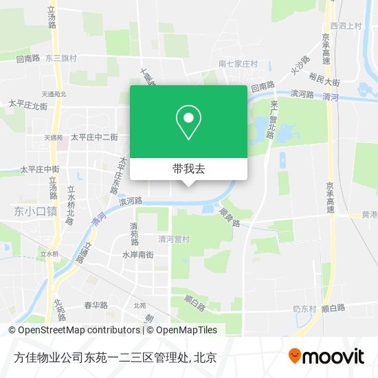 方佳物业公司东苑一二三区管理处地图