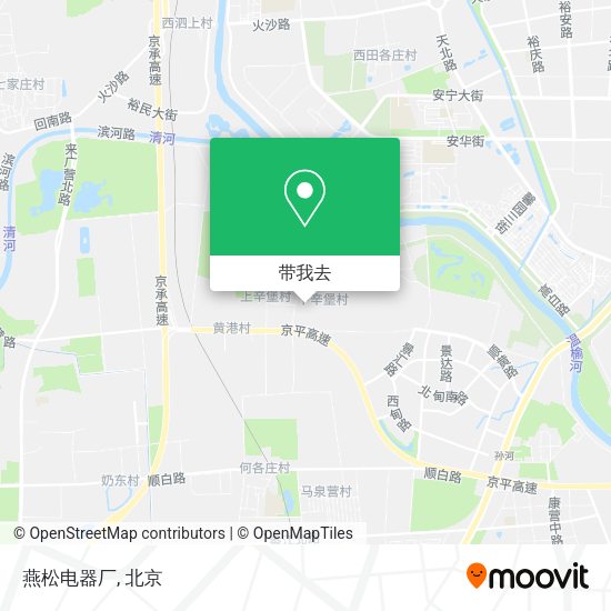 燕松电器厂地图