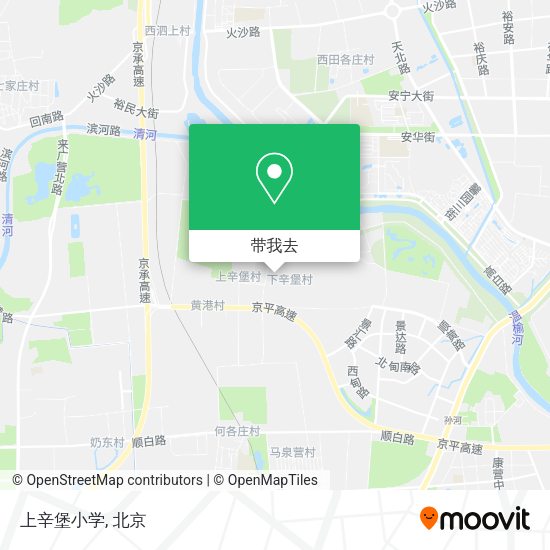 上辛堡小学地图