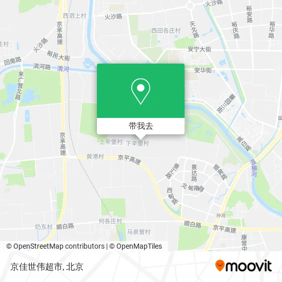 京佳世伟超市地图