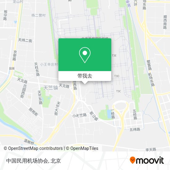 中国民用机场协会地图