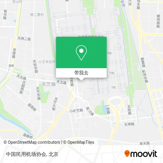 中国民用机场协会地图