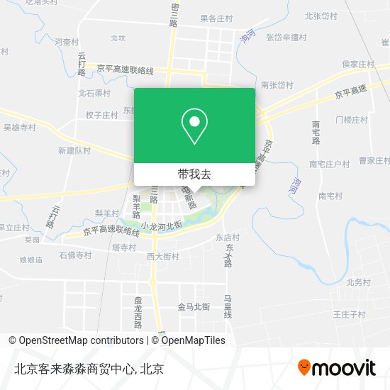 北京客来淼淼商贸中心地图